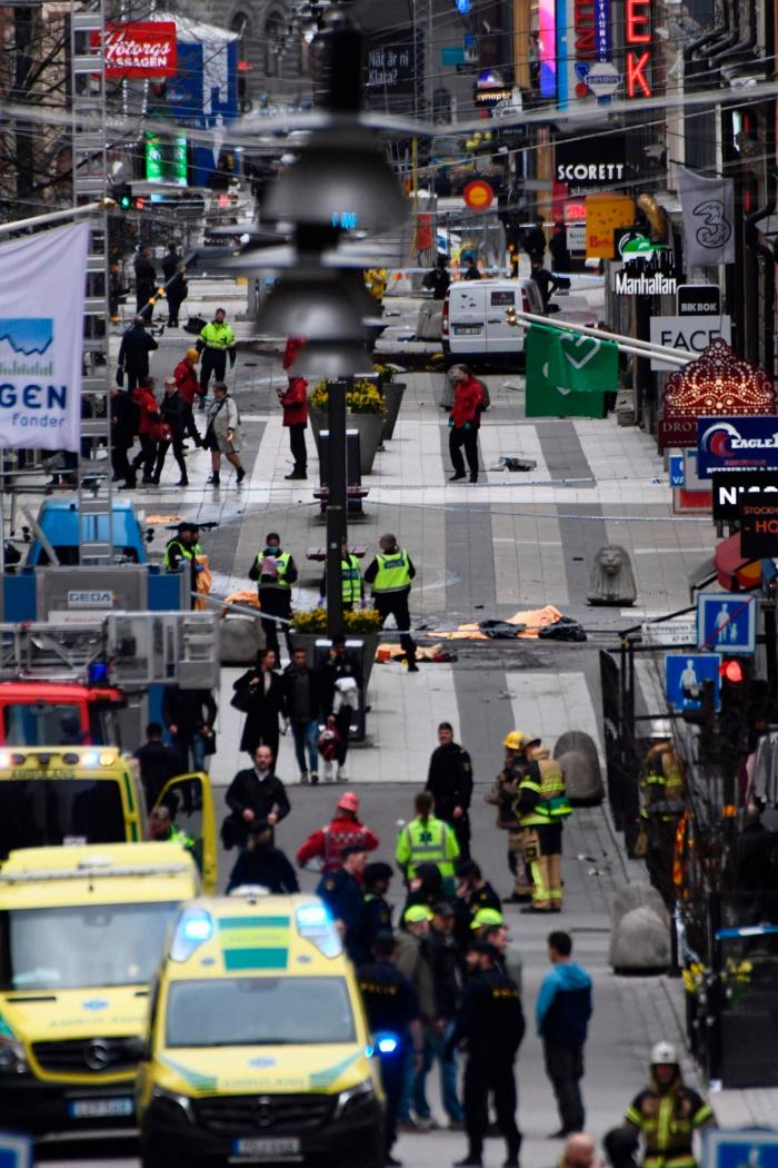 El camión utilizado en el atropello de Estocolmo había sido robado