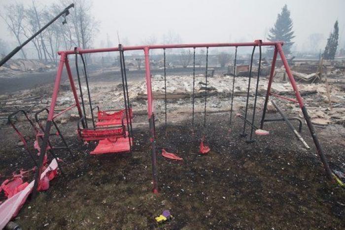 El gran incendio de Canadá, en imágenes
