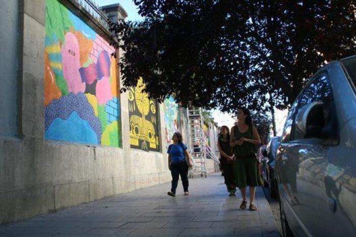 25 artistas reflexionan sobre la naturaleza urbana en los muros de la Tabacalera en Madrid