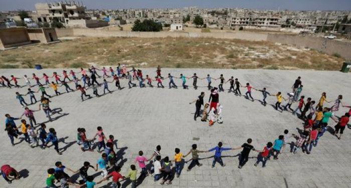Ir al colegio en Siria: una cuestión subterránea (FOTOS)