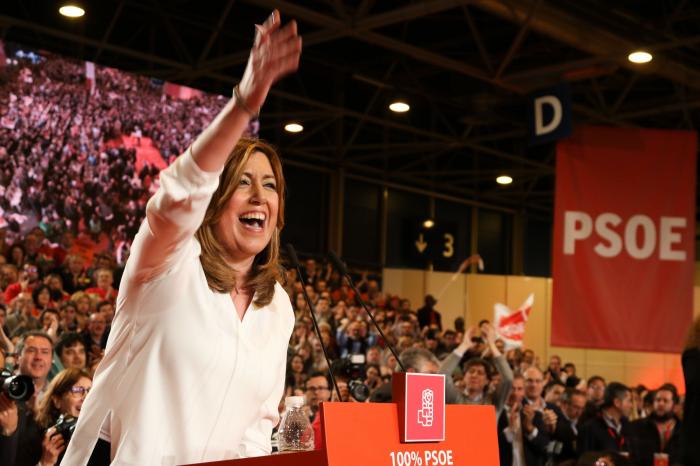 Susana Díaz presenta su candidatura: "Quiero gobernar desde la victoria"