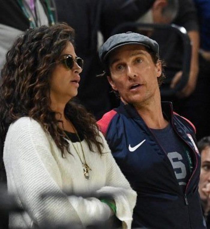 Matthew McConaughey y Camila Alves disfrutan de los Juegos Olímpicos