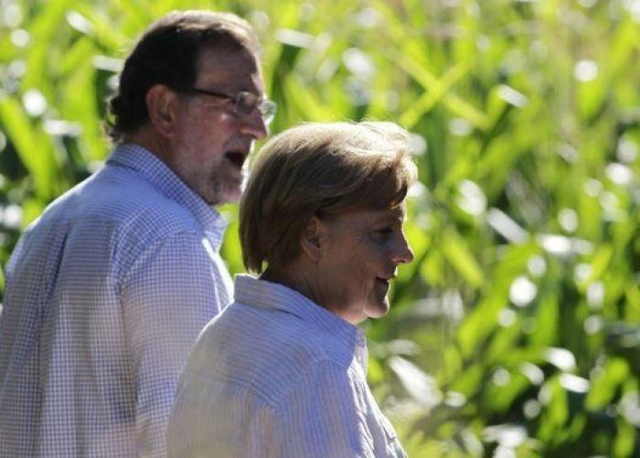 Esta es la foto de Rajoy y Merkel que más está dando de qué hablar