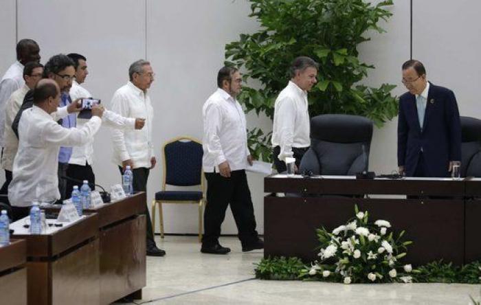 El histórico acuerdo entre el Gobierno de Colombia y las FARC, en 7 fotos