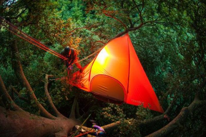Tentsile: la mezcla perfecta entre tienda de campaña, hamaca y casita en el árbol (FOTOS, VÍDEO)