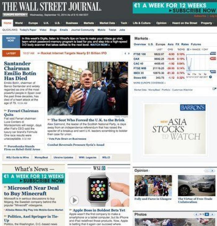 Botín, "el banquero más poderoso de Europa" según la prensa internacional