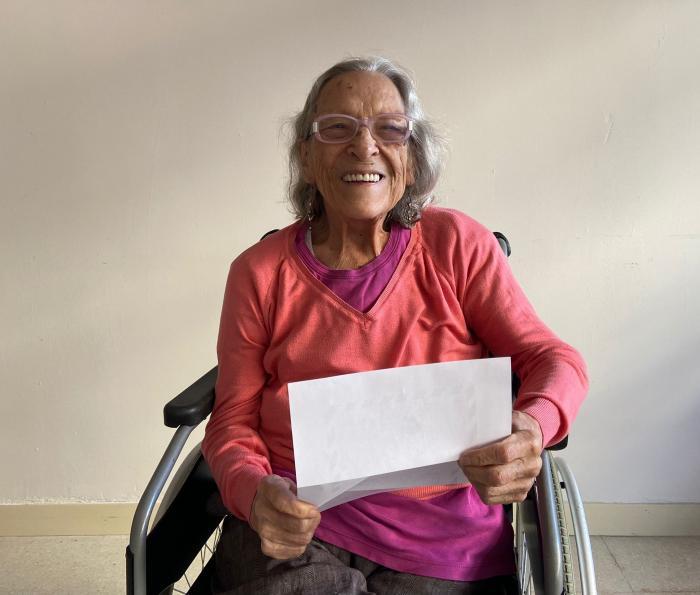 La lección de vida de Luci, una señora de 90 años, y la labor de 'Adopta un abuelo': un vínculo 10