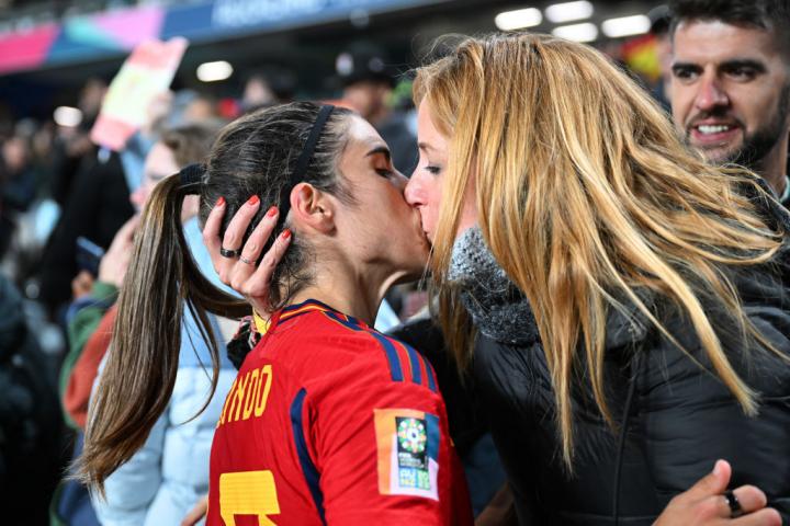 Parejas de las jugadoras de la seleccion española