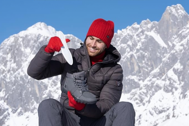 Plantillas calefactables Lenz para dejar de tener los pies fríos al esquiar