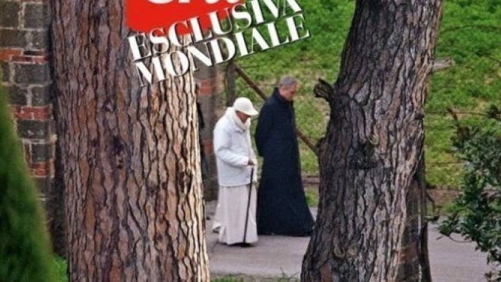 Primeras fotos de Benedicto XVI como expapa en la revista 'Chi'