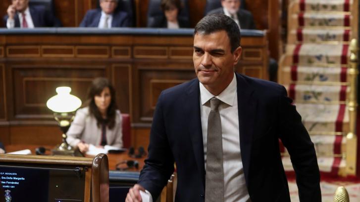 Pedro Sánchez cobrará 84.845 euros al año, un 2,25% más que en 2019 por la subida de sueldos a los funcionarios