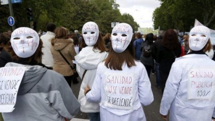 La Comunidad de Madrid dice que las protestas contra los recortes en Sanidad no llegan 
