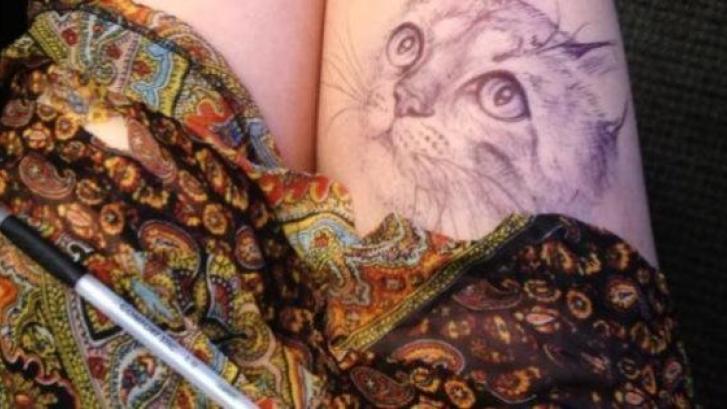 Leg Art: cuando hacerse dibujos con boli en la pierna se va de las manos (FOTOS)