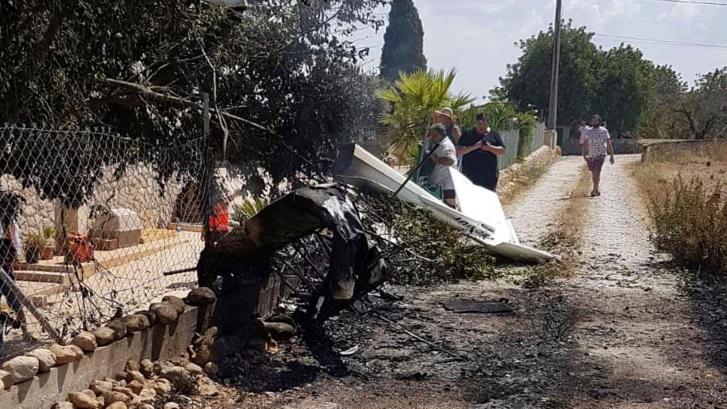 Siete fallecidos en Inca (Mallorca) tras el choque de un helicóptero y una avioneta