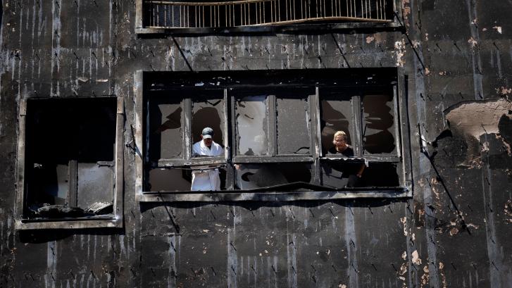 Los vecinos de Bejís vuelven a sus casas tras el grave incendio forestal: 