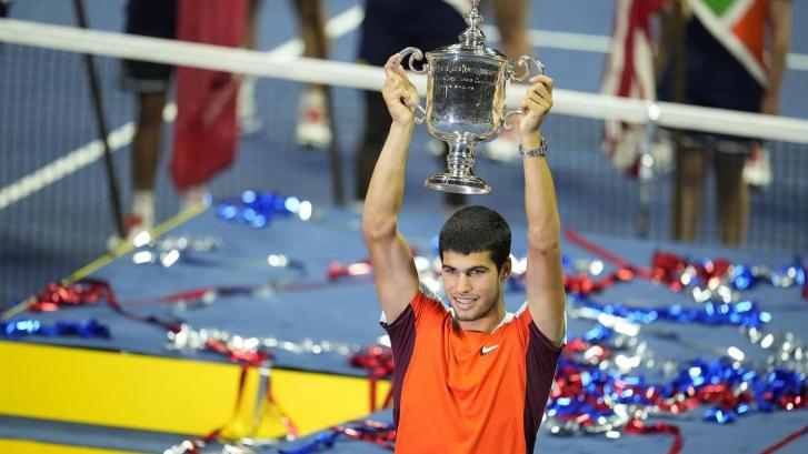 Carlos Alcaraz y los 4 números uno más jóvenes de la historia del tenis