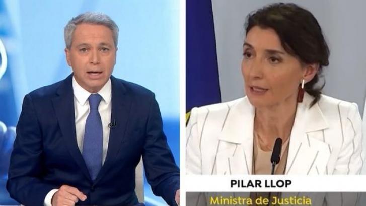 Pilar Llop desvela lo que oye decir a la gente en el metro y la reacción Vicente Vallés da que hablar