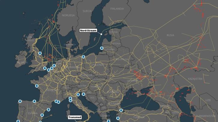 Dinamarca declara la emergencia energética por tres fugas simultáneas en los gasoductos del Nord Stream