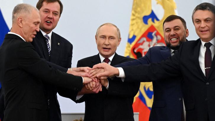 Putin promulga los tratados de anexión de las cuatro regiones ucranianas
