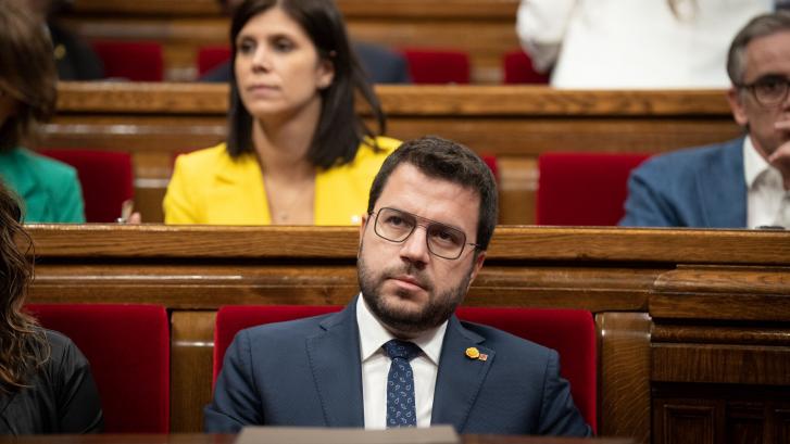 Aragonès rechaza la propuesta de Junts de restituir a Puigneró y pide 