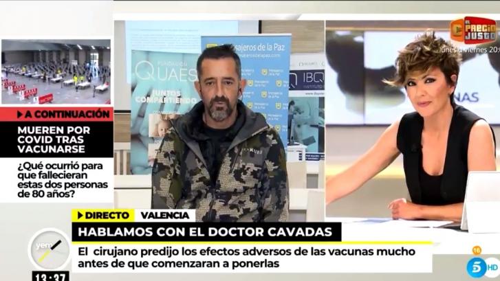 Sonsoles Ónega define con una sola palabra su tensa entrevista con el doctor Cavadas