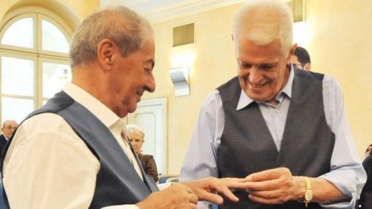 Franco y Gianni cumplen su sueño: se casan a los 80 años en Turín