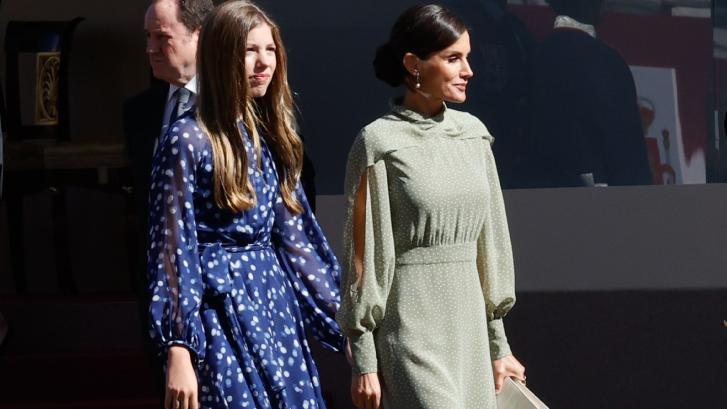 El gesto que lo dice todo sobre la relación de Letizia y la infanta Sofía