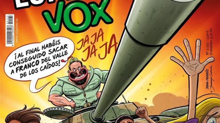 Vox traspasa todas las líneas: señala al editor de 'El Jueves' por unas viñetas sobre el partido