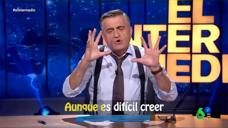 El Gran Wyoming no aguanta más y le canta una copla a Esperanza Aguirre y Enrique Granados