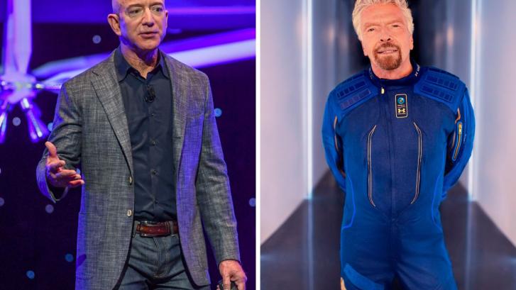 William Shatner, el Capitán Kirk de 'Star Trek', llega al espacio en un cohete de Bezos