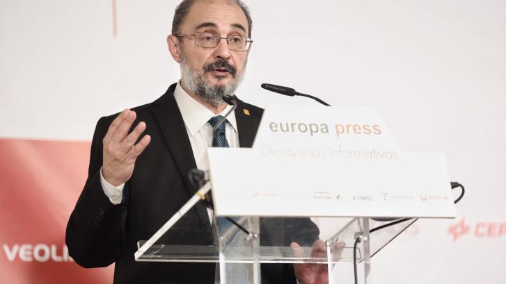 Lambán anuncia una rebaja del IRPF para rentas de hasta 50.000 euros en Aragón