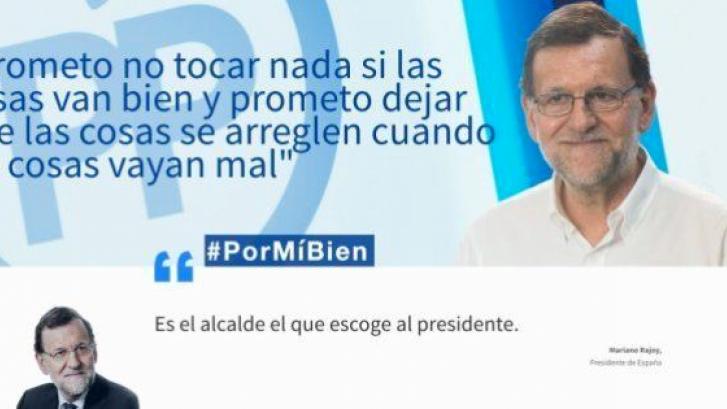 El PP amenaza con demandar a 'El Mundo Today' por esta página sobre Rajoy