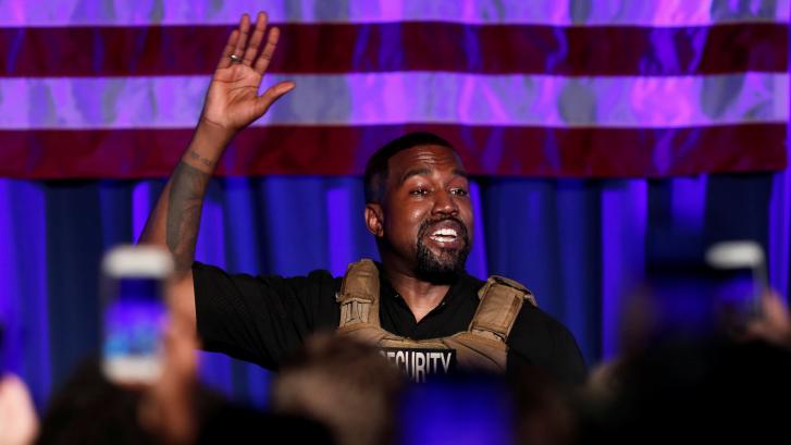 Kanye West desata todo tipo de bromas por lo que hizo al votarse a sí mismo