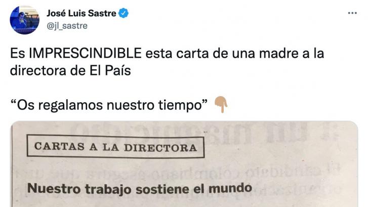 La carta a la directora de 'El País' que no deja de compartirse: 