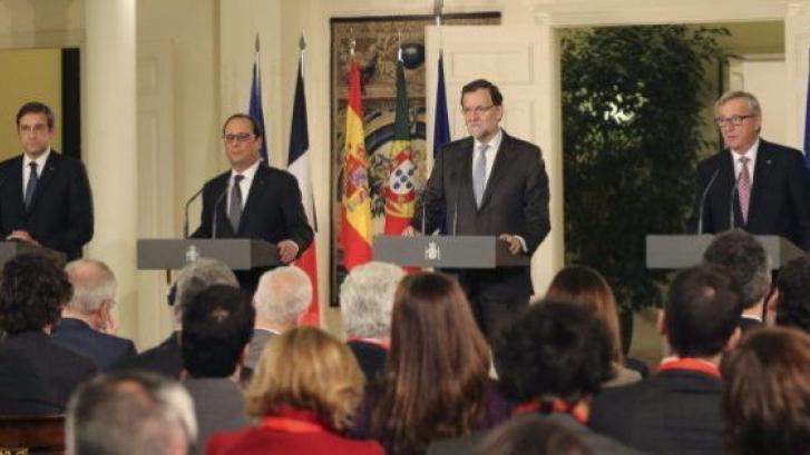 Rajoy, Hollande y Coelho reactivan el gasoducto entre Cataluña y Francia