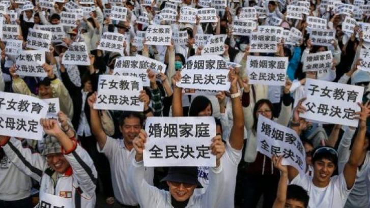 Más de 250.000 taiwaneses piden la legalización del matrimonio gay