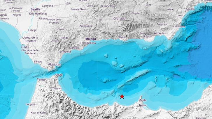 Registrado un terremoto de magnitud 5 en Alborán que hace temblar Melilla y parte de Andalucía