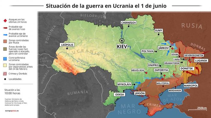 100 días de guerra en Ucrania: estrategias, cambios y dudas de un conflicto que no tiene fin
