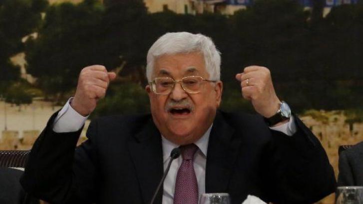 El presidente de la Autoridad Palestina, Mahmud Abbas, llama 