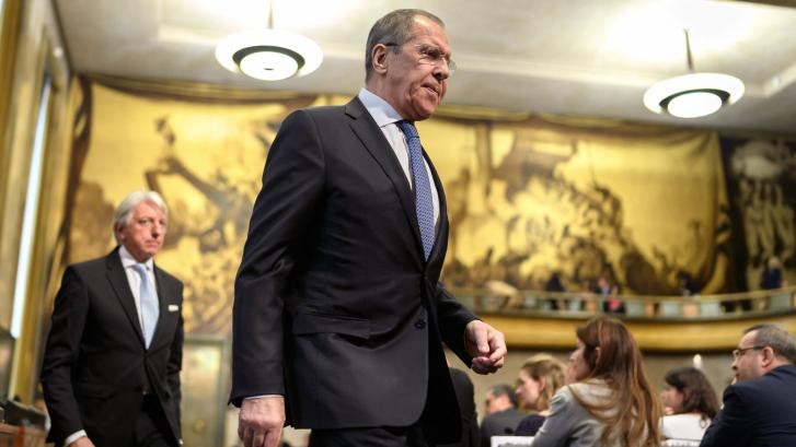 Lavrov llega a la reunión de Exteriores del G20, 