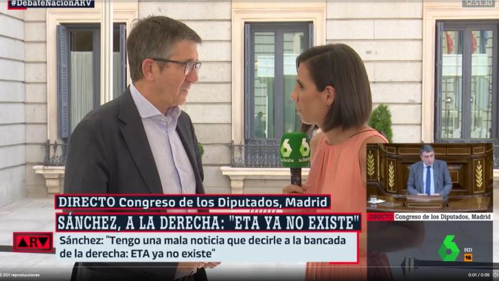 Ana Pastor pregunta a Patxi López qué piensa al ver al PP hablar de ETA: la respuesta, tremenda