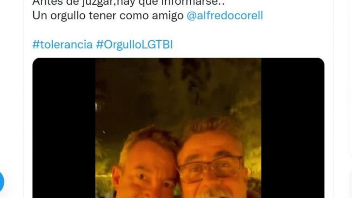 Cesar Carballo zanja su polémica sobre el Orgullo con este vídeo junto a Alfredo Corell