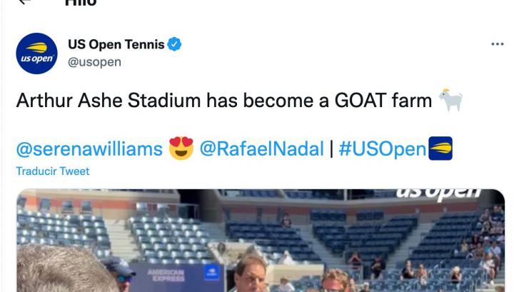 Rafa Nadal se cruza con Serena Williams y lo que ocurre hace enloquecer a los presentes