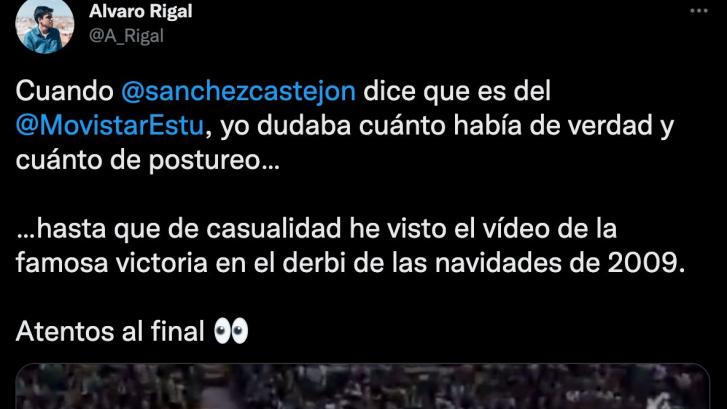 Recupera un vídeo del Estudiantes y no puede creer quién aparece: 