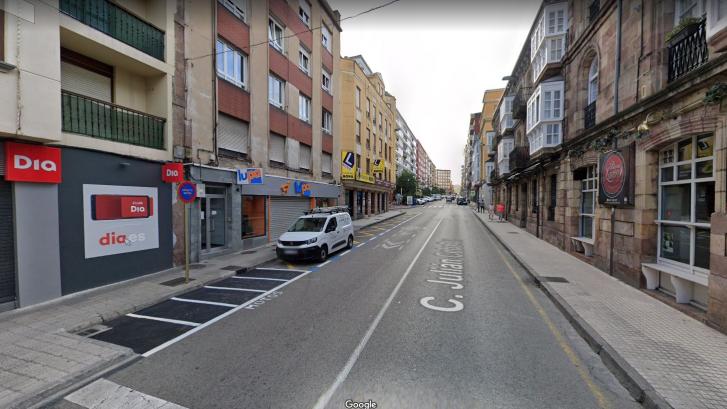 Esta calle de Torrelavega, fenómeno absoluto en Twitter: es casi imposible darse cuenta de por qué