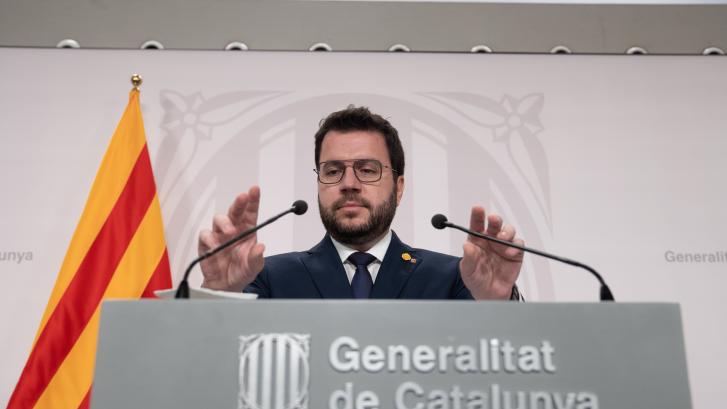 Bruselas insta a Aragonès a cumplir el 25% del uso de castellano en las escuelas de Cataluña