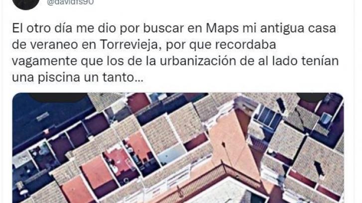 Deja flipando a medio Twitter al mostrar la forma de la piscina de una urbanización de Torrevieja