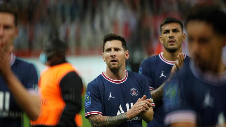 El gesto de Messi con un jugador del Reims tras su debut en el PSG que emociona en Twitter