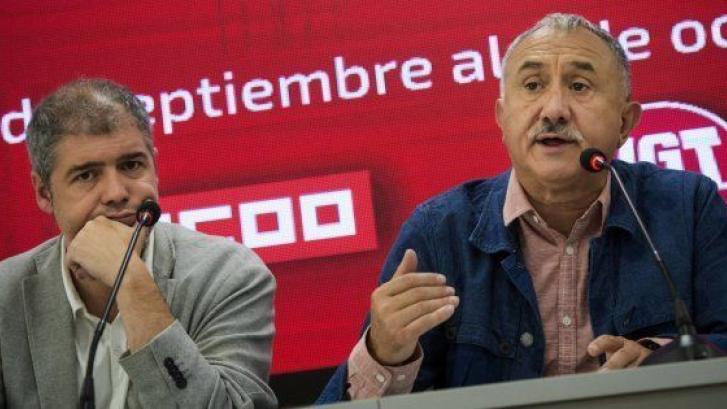 CCOO y UGT se desmarcan de las huelgas convocadas en Cataluña