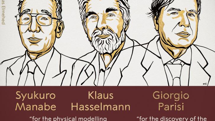 Syukuro Manabe, Klaus Hasselmann y Giorgio Parisi, Nobel de Física